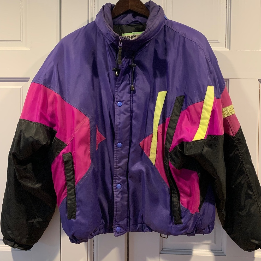 Authentic 1980s Obermeyer Men's Puffy Ski Jacket